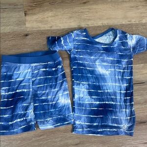 Little Sleepies Blue Tie-Dye T-Shirt and Shorts Set- 5/6